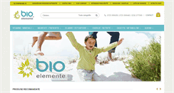 Desktop Screenshot of bioelemente.ro